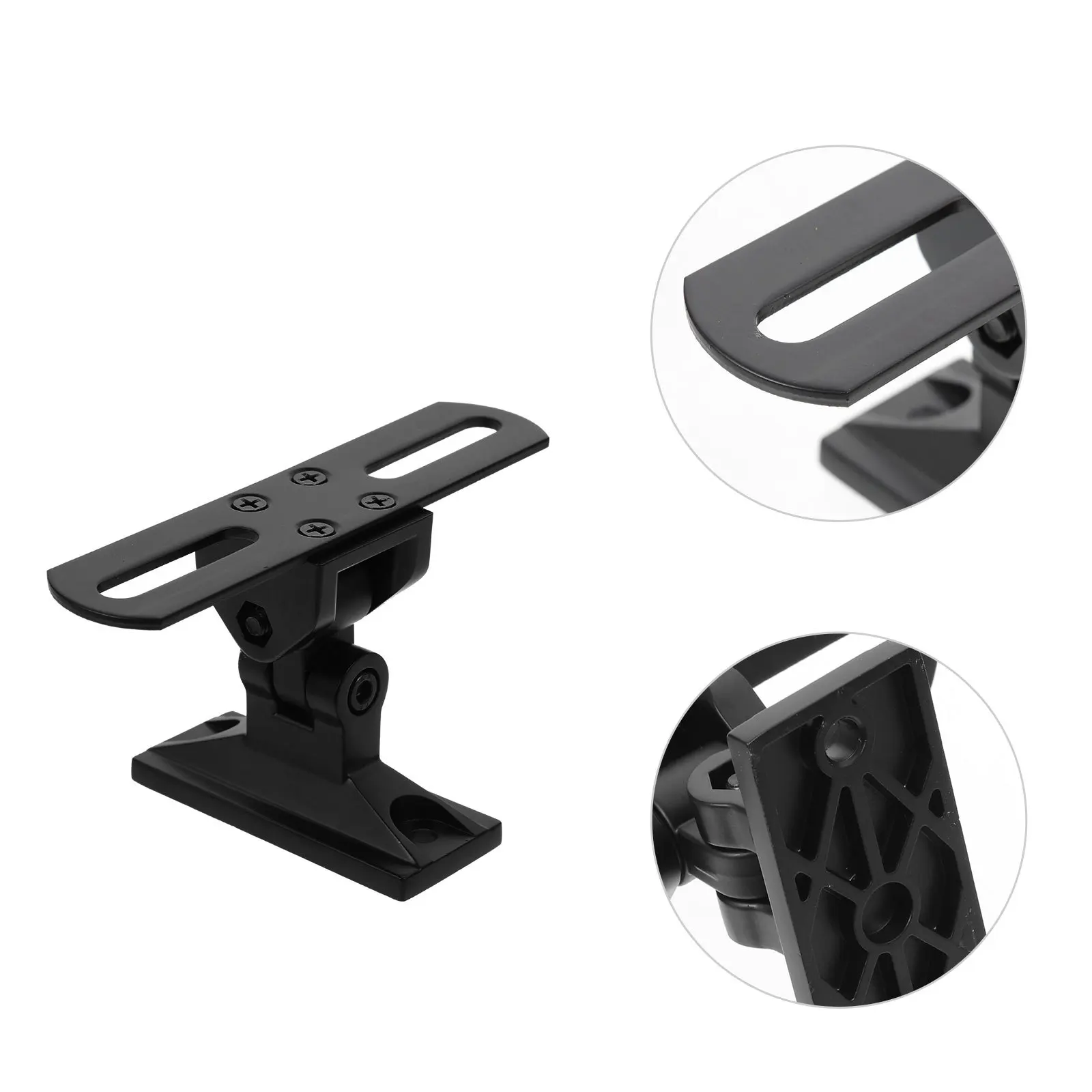 

Speaker Wall Mount Bracket Zinc Alloy Cold Rolled Steel Adjustable Speaker Mounting Bracket for Home Living Room Bookshelf