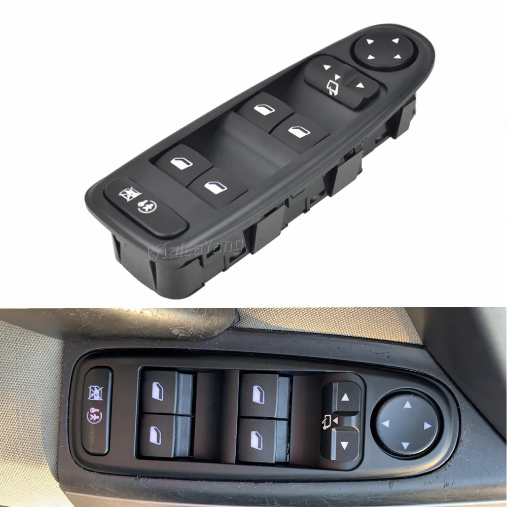 New Window Switch For Citroen C4 4 Picasso 2008-2013 For Peugeot Regulator Electric Folding 6554 YH 6554.YH 96639383ZD Car Parts