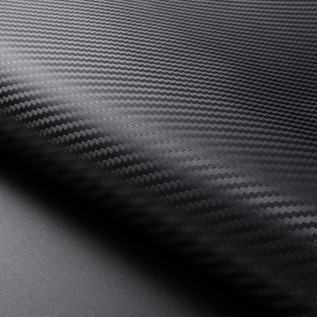 3D Carbon Fiber Wrap Roll 200x50cm Black Self-Adhesive Car Sticker Waterproof Scratch Protection Car Wrap Film Decals