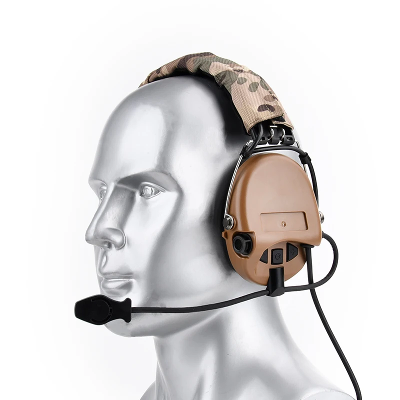 WADSN Tactical Headset SORD Headphones Active Pickup Noise Canceling Airsoft Outdoor Hunting Shooting Communication Headset