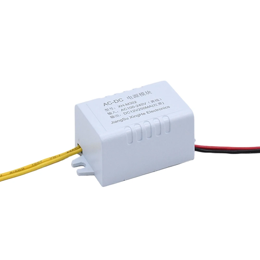 12V Power Adapter 12V 250MA AC-DC Switching Power Supply Module Input AC100-240V To Output 12V 3W Switching Power Supply Board