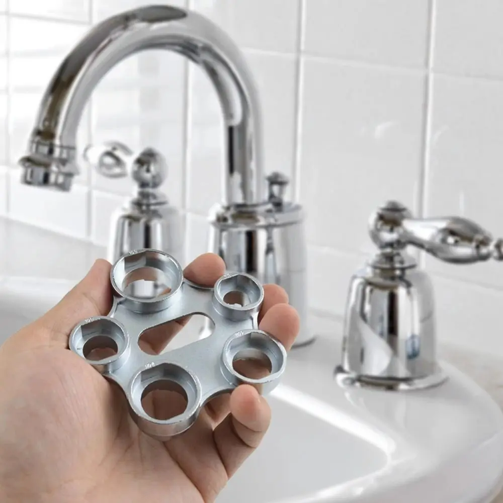 

Faucet Aerator Wrench Faucet Aerator Removal Tool Flows Adjusting Faucet Wrench Plumbing Tool for Kitchen Bathroom Faucet Parts