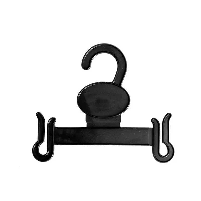 Plastic Sandal Hangers, Black Flip Flop Display Hangers, Slipper Baby Shoes, Tie Scarf Holders for Retail Beach Shops, 10 Pcs