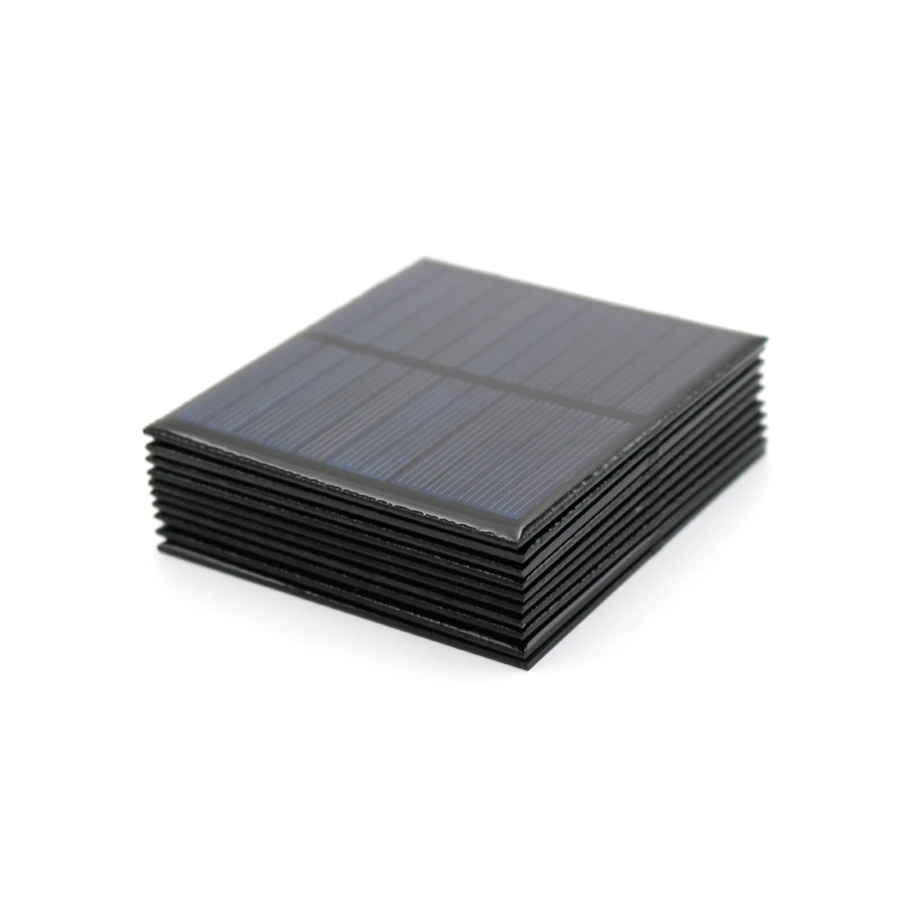 10pcs Solar Panel 5.5V Mini Solar System DIY For Battery PV Cell Phone Chargers Portable 70mA 80mA 100mA 110mA 160mA 180mA 291mA