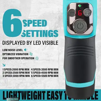 LEIBOO 汽車打蠟拋光打磨機 12000RPM 無線汽車漆面刮痕修復擋風玻璃油膜去除機 10 最佳銷售 汽車拋光機 - №7