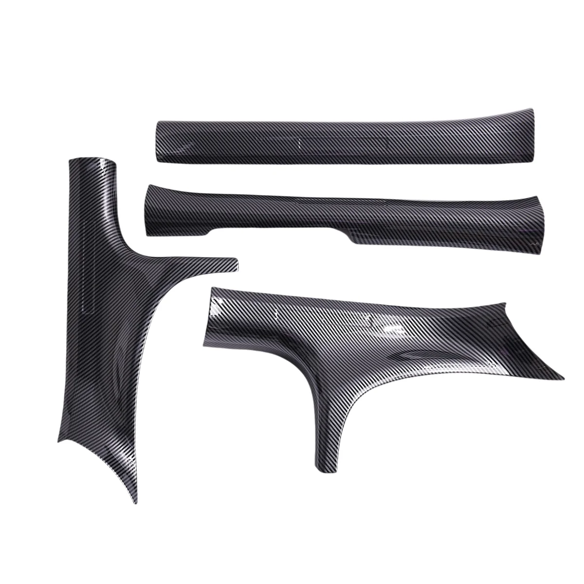 

4PCS Inside Door Sill Guards Door Sill Entry Guard Decor Carbon Fiber Color for BYD Seal / BYD ATTO