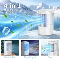 Le refroidisseur d'air de bureau possède trois vitesses de ventilateur réglables, un fonctionnement silencieux et une conception compacte et portable. Il peut être utilisé comme climatiseur personnel dans les chambres, les bureaux et les maisons, et est particulièrement adapté aux peaux sèches en été. 2