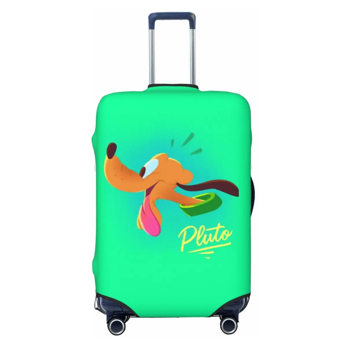 

Custom P-Pluto Cartoon Luggage Cover Cute Suitcase Protector Covers Suit For 18-32 inch