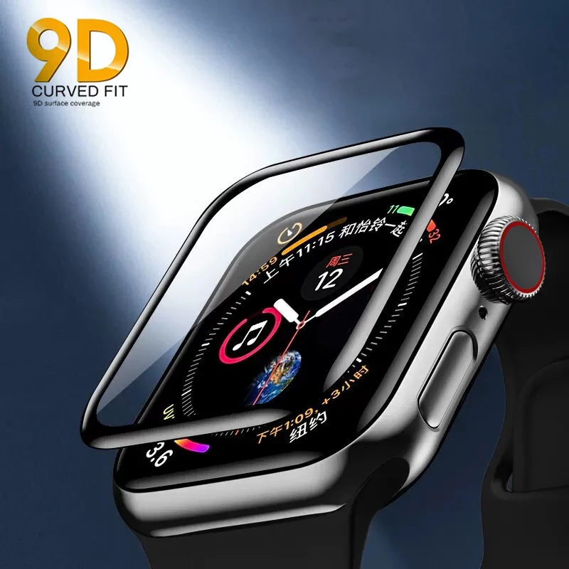 

Soft Film For Apple Watch 45mm 44mm 42mm 40mm 41mm 49mm ultra Full Screen Protector no glass for series iWatch 9 8 7 6 5 se 4 3