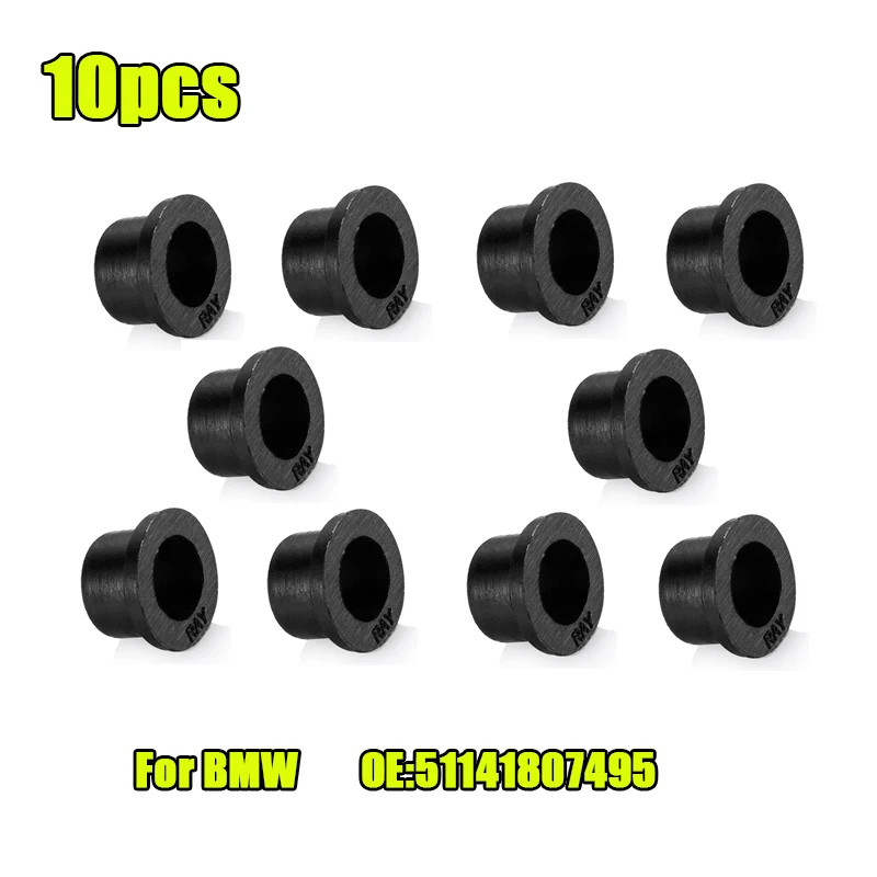 Hood Logo Trunk Emblem Fastener Grommets For BMW 3 5 7 Series E70 E32 E34 E36 E38 E39 E46 E53 E60 E65 E66 E90 M3 M5 51141807495