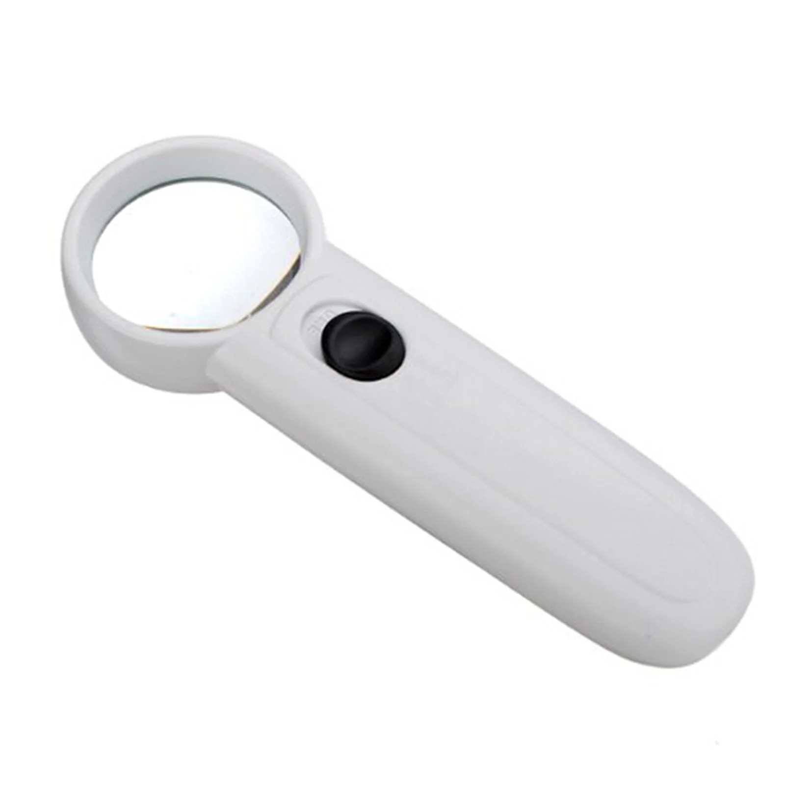 15x يده عدسة مكبرة LED العدسة البيضاء لقراءة الخريطة فحص المجوهرات الصغيرة المحمولة 15x المكبر مجوهرات العدسة