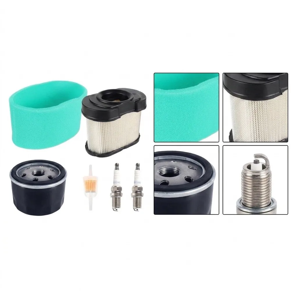 5 Piece Engine Maintenance Set Air Fuel Oil Filter Spark For Craftsman PYT9000 ZTS26520 For Kubota Riding Mower Part