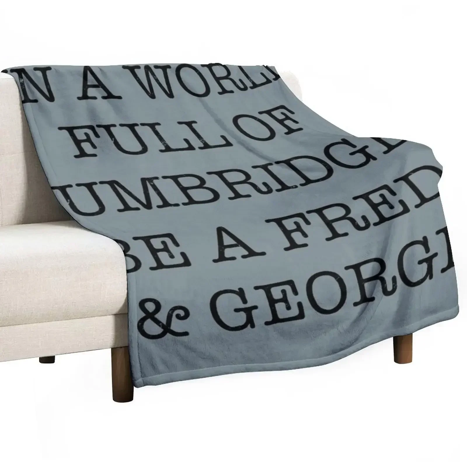 In a World Full of Umbridge: Artwork for Potter Fans Throw Blanket Thin Luxury Designer christmas gifts Soft Big Blankets