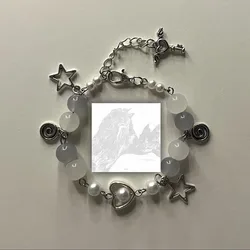 Wave to earth inspired bracelet charm handmade