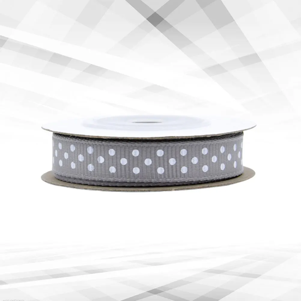 

5 Rolls Print Dot Belt Packaging Band Bows Ribbons Wrapping Curls Polyester Floral Thin Ornament Woman