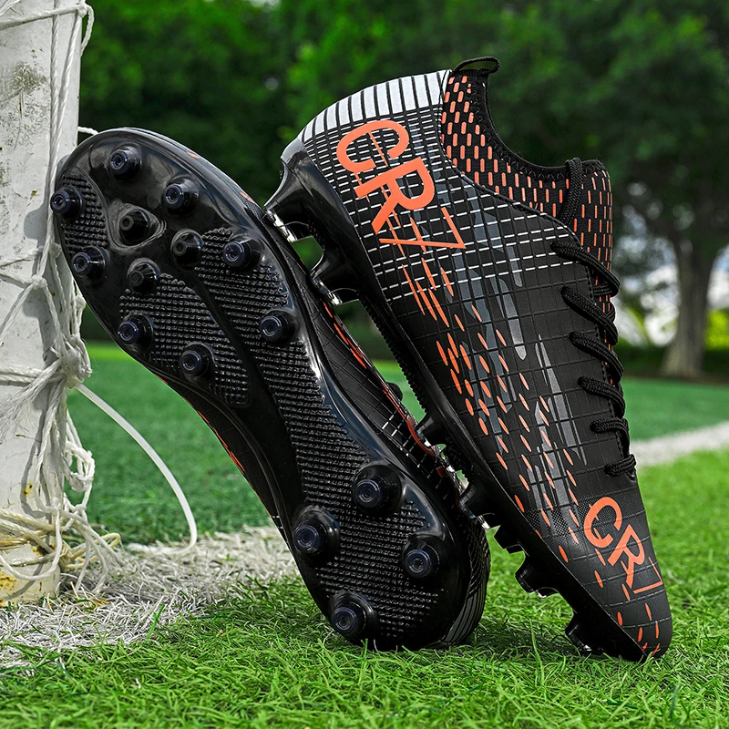 جديد الرجال أحذية كرة القدم المهنية الرجال في الهواء الطلق العشب التدريب طويل مسمار أحذية رياضية الرجال تنفس الدانتيل متابعة أحذية كرة القدم الرجال