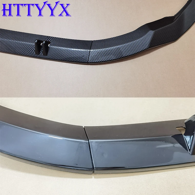 Car Front Bumper Splitter Lip Diffuser Body Kit Spoiler Guard For Audi A3 S3 8Y Quattro S-Line 2020 2021 2022 2023 2024