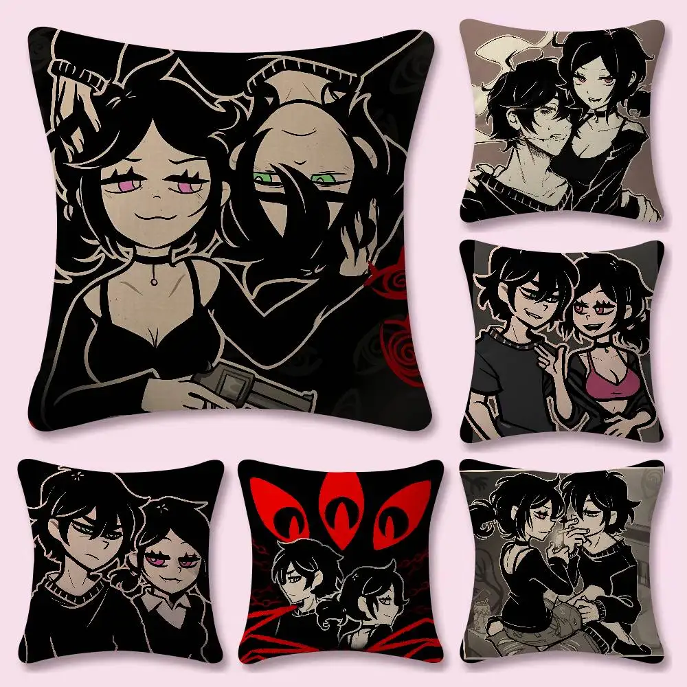 Game The Coffin Of Andy And Leyley Mini 45*45cm Cushion Cover Pillow Cover Decor Pillowcase Home Pillowcase For Couch Pillow