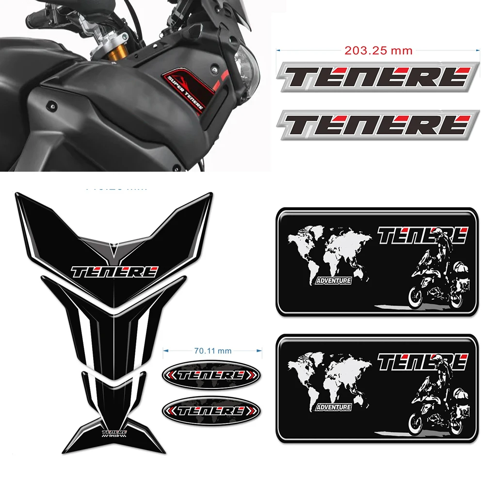 

Tank Pad Protector Stickers Decal Emblem For YAMAHA SUPER TENERE 1200 XT DX Z XT1200ZE XT1200Z 2017 2018 2019 2020 2021