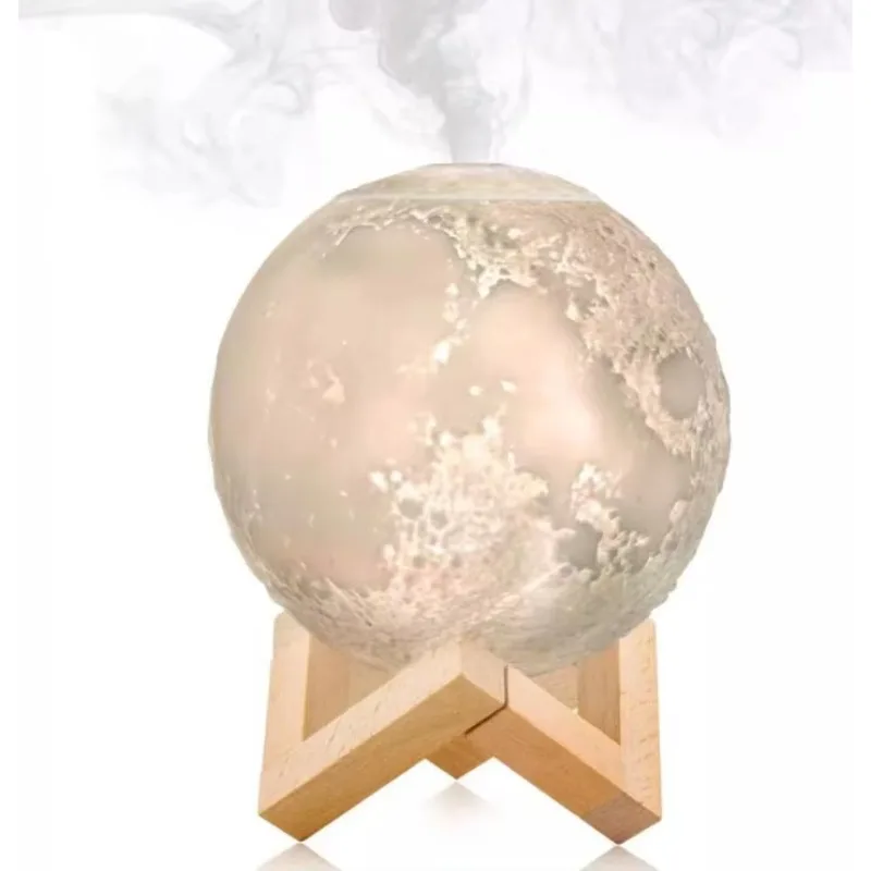 Portable Mini USB Ultrasonic Essential Oil Aromatherapy Diffuser Moon Lamp Air Humidifier
