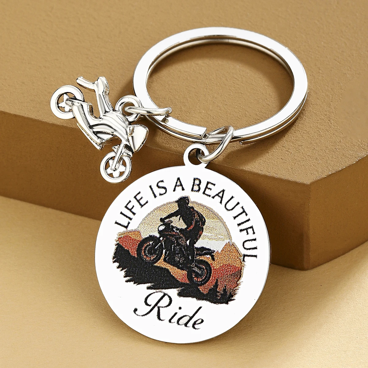 Motorcycle Gifts for Men Motorcycle Keychain Cool Gifts for Motor Cycle Riders Gift for Cyclists Men Biker Accessories Gifts
