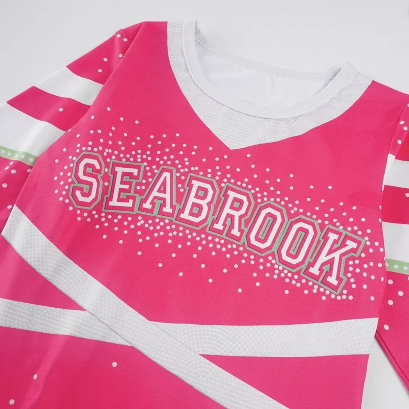 ชุดแฟนซี3แอดดิสันสำหรับเด็กผู้หญิงชุดเดรสเจ้าหญิงเครื่องแต่งกายวันฮาโลวีนคอสเพลย์เชียร์ลีดเดอร์ชุดเดรสเจ้าหญิงลายดอกไม้สำหรับงานปาร์ตี้