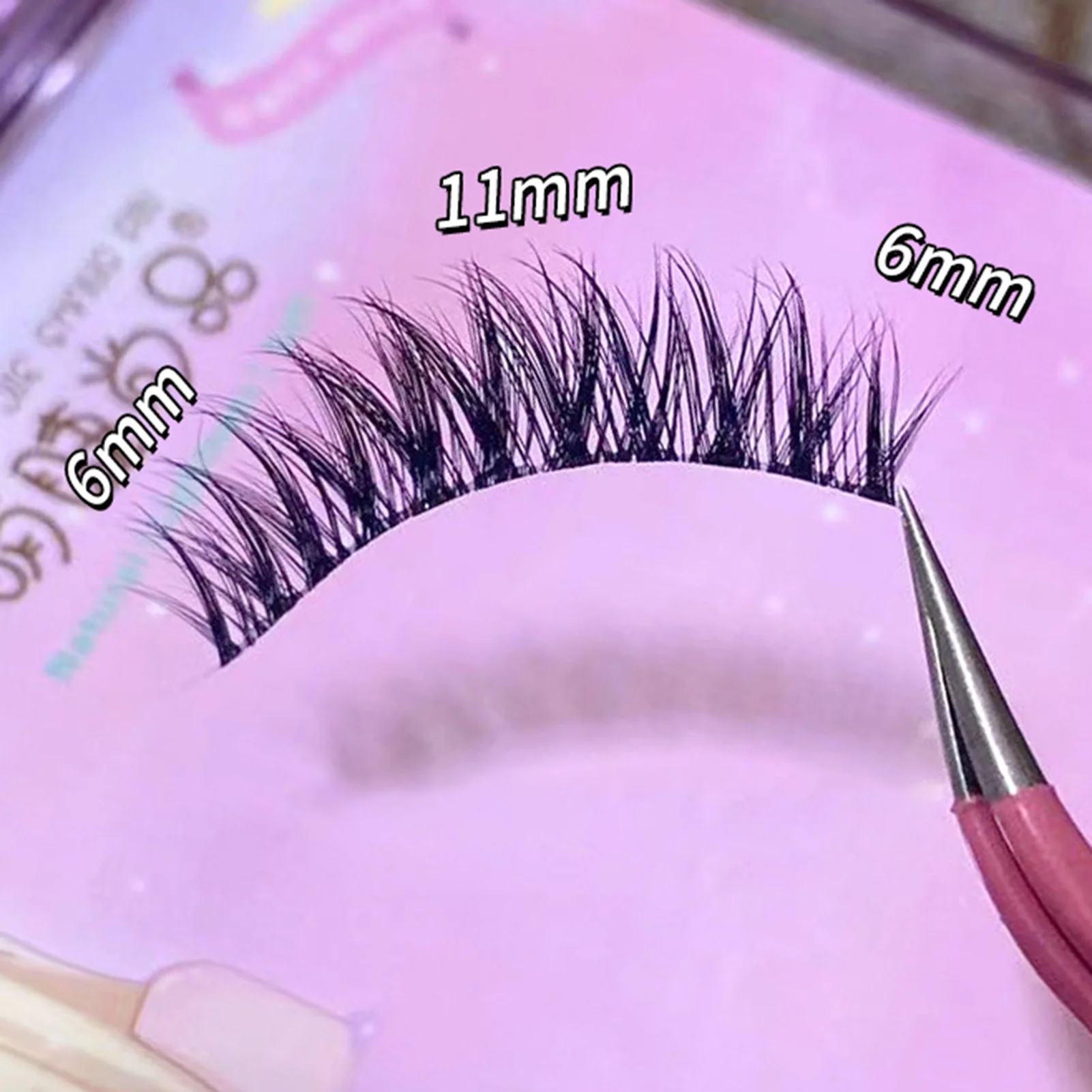 3d falso vison cílios postiços tiras completas macio natural estilo europeu fofo grosso extensões de cílios para mulheres maquiagem diária