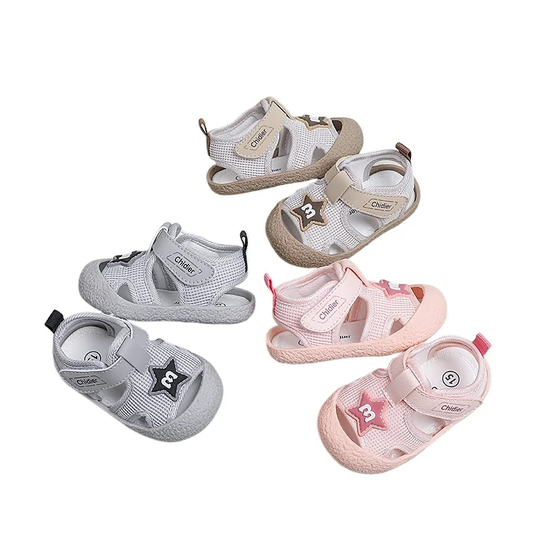 Kinderschoenen Baby Jongens Meisjes Zomer Sandalen Antislip Zachte Zool Peuter Sandalen Ademende Sweat Sandalen Sneakers