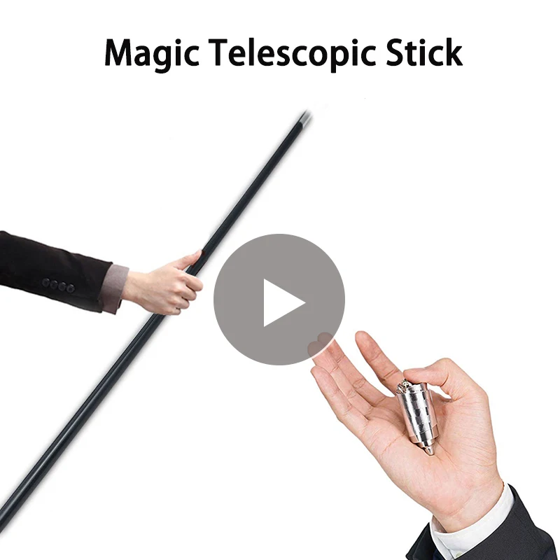 

110cm/150cm Magic Telescopic Rod Hollow Martial Arts Metal Magic Pocket Outdoor Car Steel Wand Elastic Stick