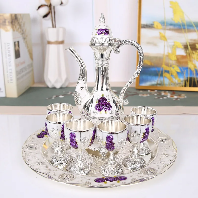 Wine set European and American style court style home ornament, multi-color optional