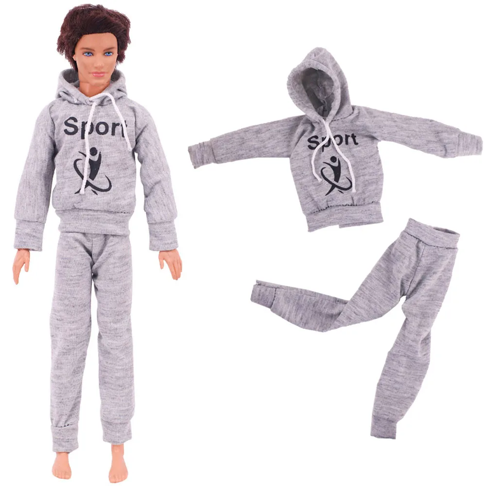 1 Set 30 cm Ken Vestiti per le bambole Tuta sportiva Abbigliamento quotidiano per la bambola Fidanzato Ken Panno 1/6 Accessori per bambole Occhiali gratuiti Regalo di compleanno