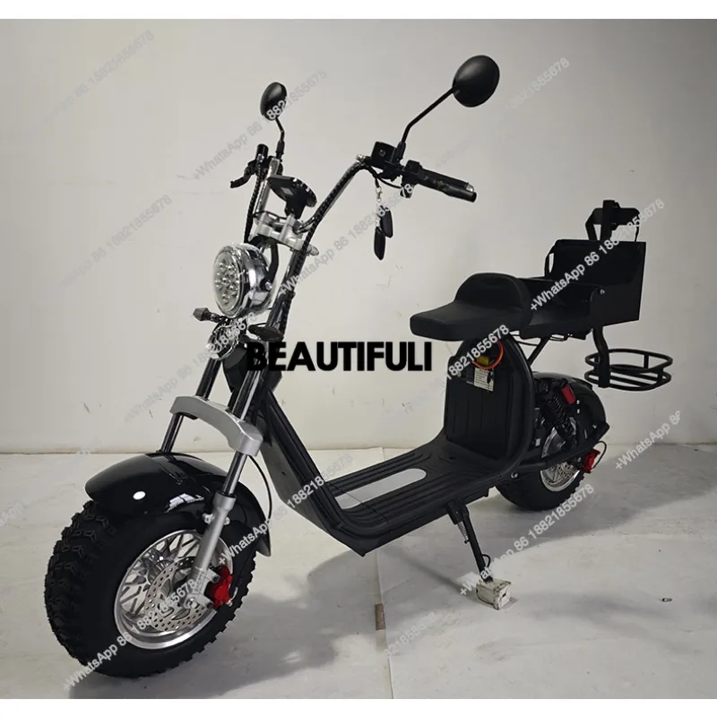 2000w 60v12ah/20ah lithium battery fat tire citycoco electric golf scooter/two wheels golf electric sc