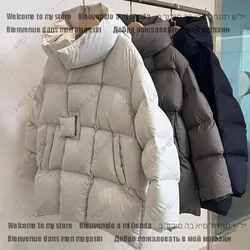 Winter 90% White Duck Down Jacket Women 2024 Fashion Female Thick Warm Fluffy Parkas Loose Oversized Puffer Coat Outwear