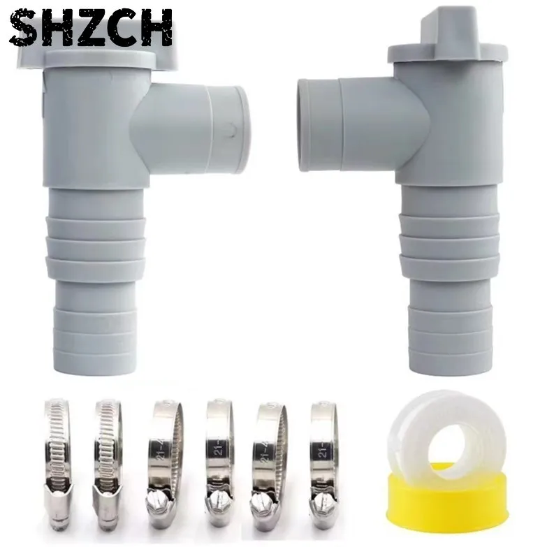 For Intex Bestway PoolSun Pool Globe Valve Set for 32mm Hose Connection