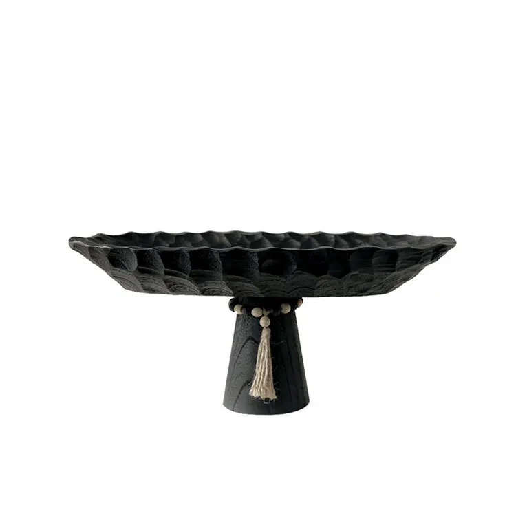 

DSA wabi-sabi wind medieval relief tall tray ornament hotel living room dining room desktop high-end art decoration