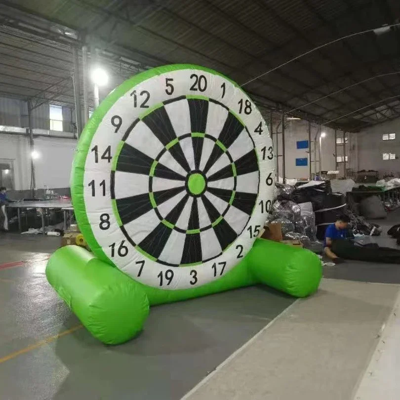 2026 Outdoor Inflatable Soccer Dart Board,Inflatable Football Darts Game With Customized Design