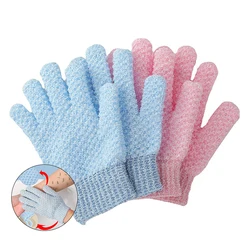 Guantes exfoliantes de baño para exfoliación, manopla de ducha, masaje para exfoliación corporal, esponja para lavar la piel, SPA hidratante, 1 piezas