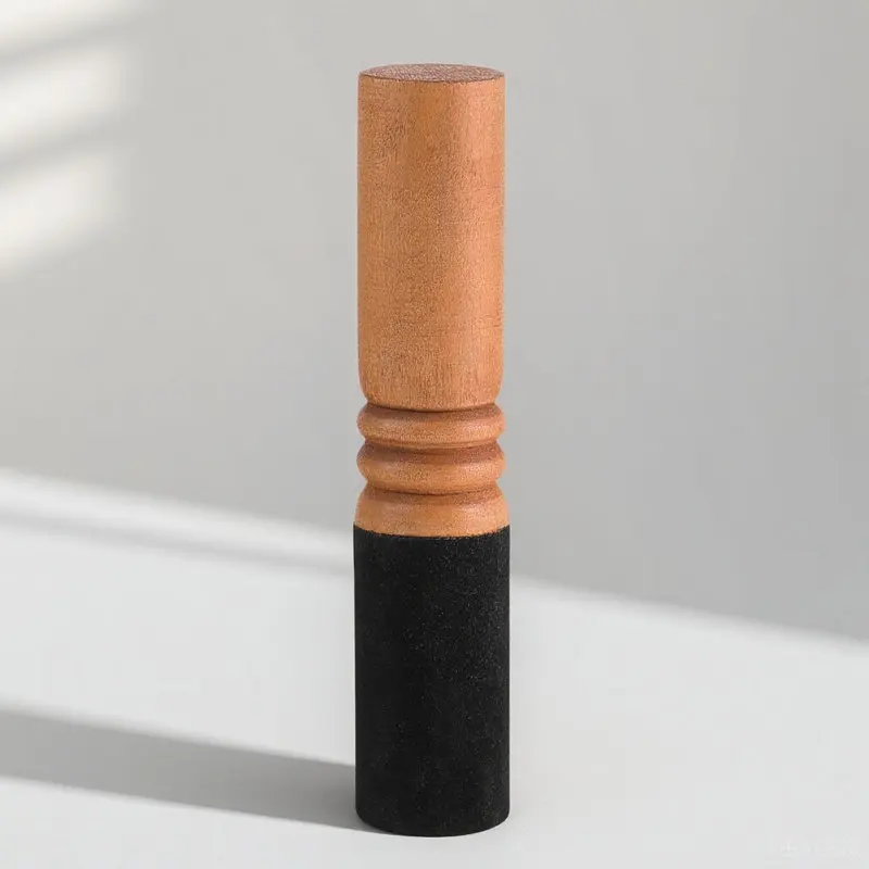 Premium Wooden Sound Bowl Striker Mallet For Chanting Bowls Meditation Singing Bowl Accessories With Felt Wrap (Random Color