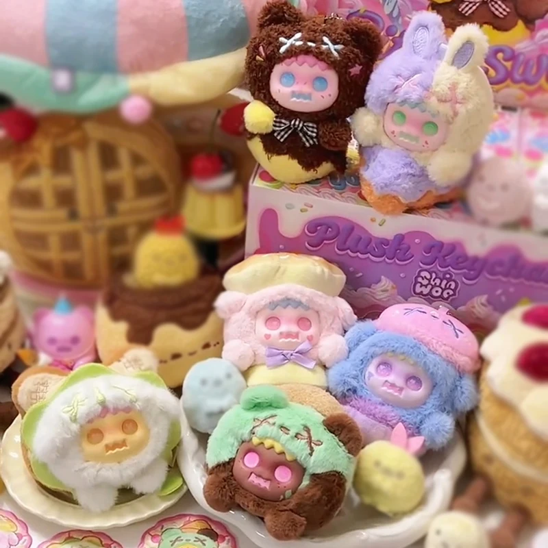

ShinWoo Bittersweet Series слепая коробка Baby Ghost Bear Виниловая загадочная коробка Плюшевая сумка Очаровательная игрушка-сюрприз Фигурка Кукла Подвески