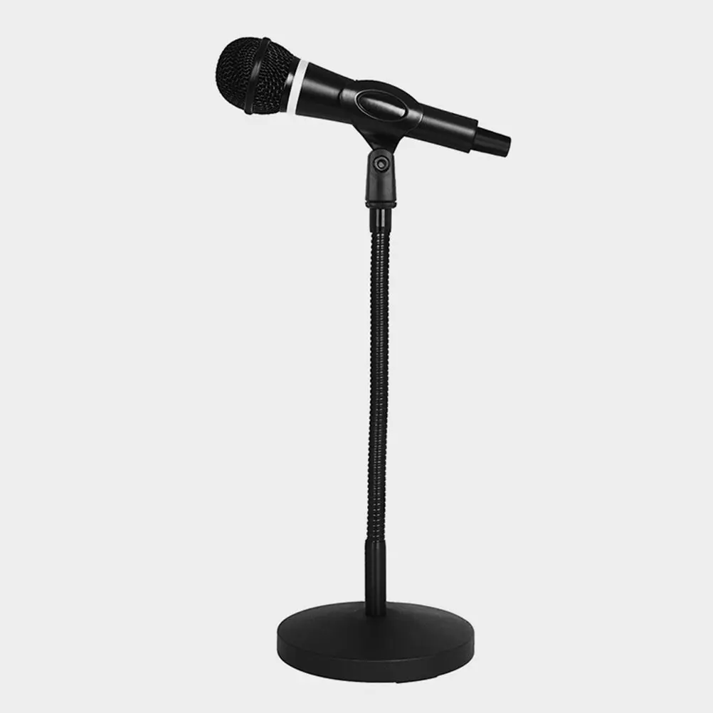 Professional Adjustable Microphone Stand Desktop Metal Table Mic Support Retractable Wear Resistant Stable for Streaming