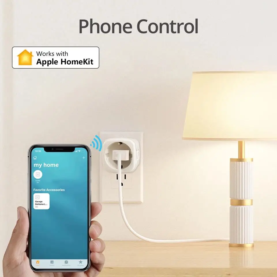 Tuya Smart Plug Wireless WiFi Socket Siri Voice Control APP Remote Control