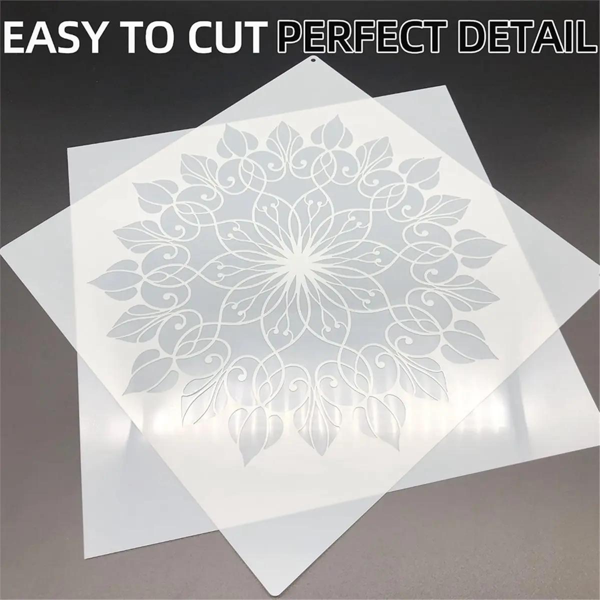 20PCS 7.5mil Blank Stencil Sheets,12X 24Inch Milky Translucent PET Blank Stencils Sheets,Template Material