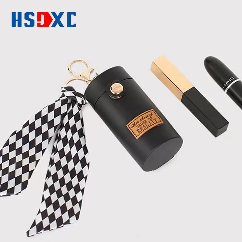 Lipstick Box Portable Internet celebrity mini lipstick bag silk scarf key chain jewelry pendant jelly gift wrap decoration