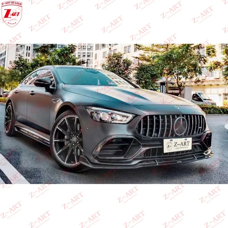 Z-ART AMG GT43 Dry Carbon Fiber Body kit for Mercedes Benz AMG GT53 Prepreg Carbon Fiber Aerokit for AMG GT 4 Door 2019+