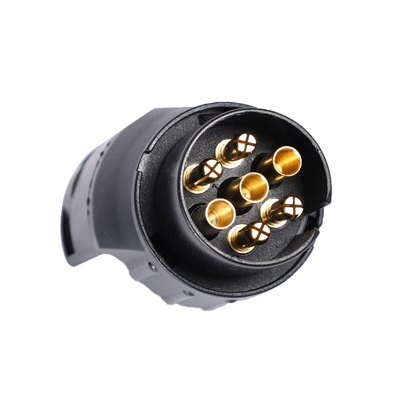 7 To 13 Pin Adapter Trailer 12V Caravan Truck Towbar Towing Electrical Converter N Type Plastic-BTFL