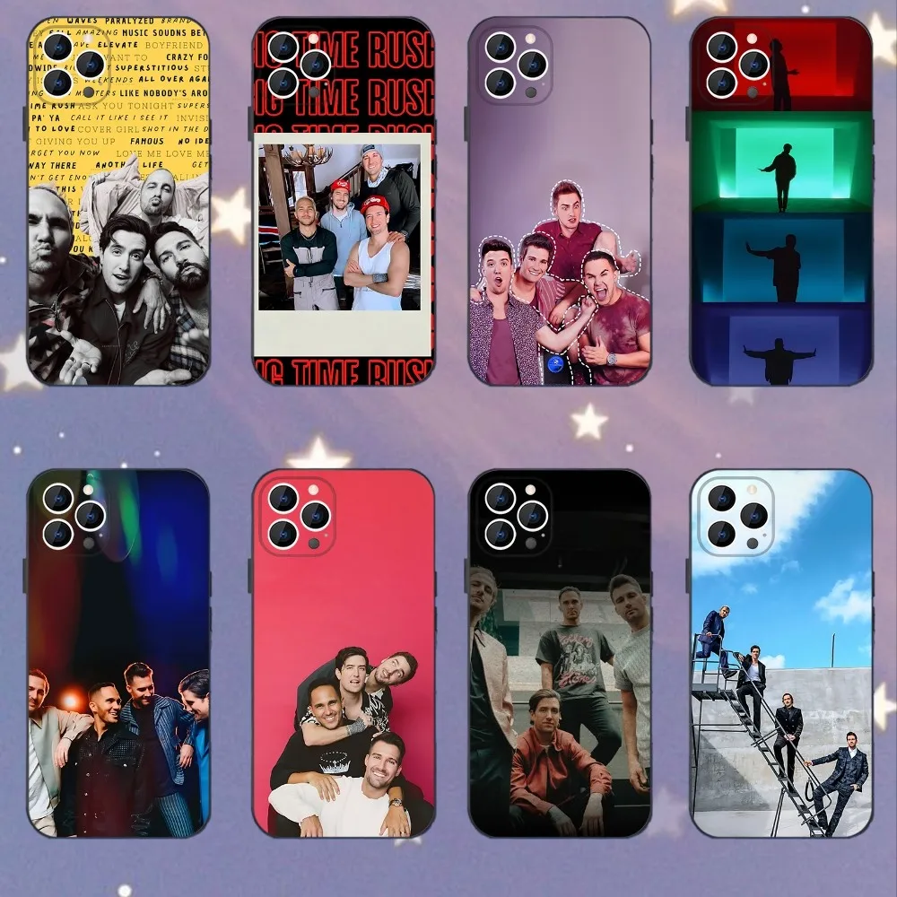 

Big Time Rush Phone Case For iPhone 16,15,14,13,12,11,Mini,Pro,SE,MAX White Matte Shockproof Cover