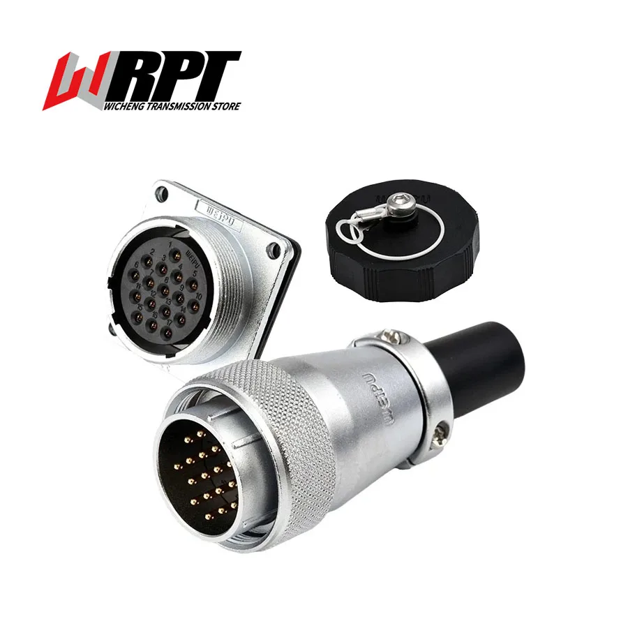 Aviation Plug WS28 Connector Male Female Docking Socket 23-Core 4 7 9 Hole 10P12 16 Core 20 26 Core Industrial Connector Sockets