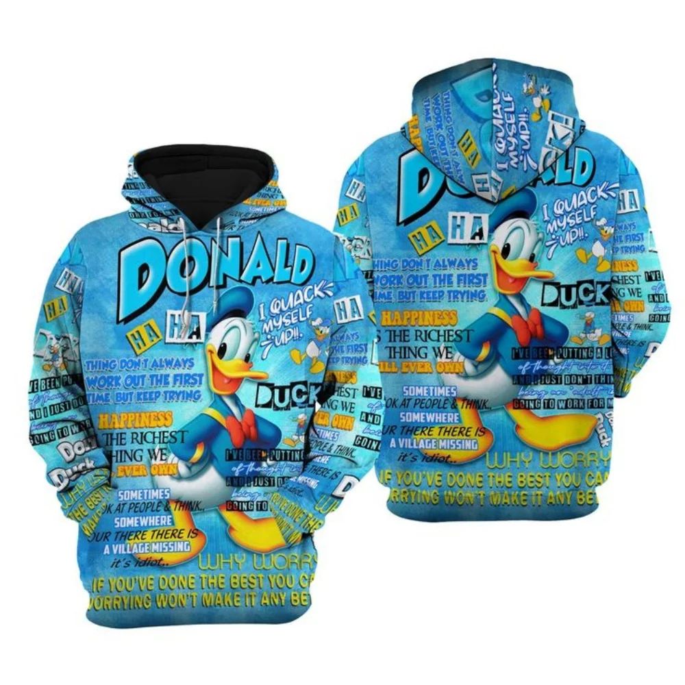 

Donald Duck Disney 3D hoodie Christmas hoodie sweatshirt