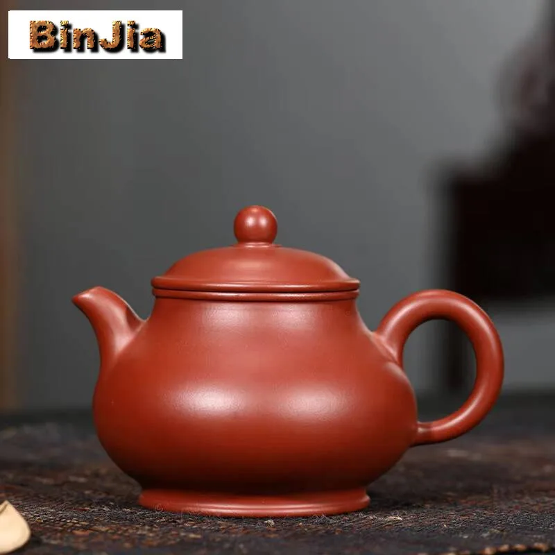 

190 мл Ретро Исин Фиолетовые Глиняные Чайники Ручной Работы Кастрюля Сырой Руд Дахунпао Грязевой Чайник Китайский Чайный сервиз Zisha