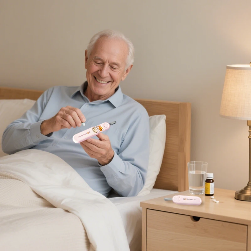 Täglicher Pillen-Organizer mit mühelosem Öffnungsdesign, Pillen-Organizer, arthritisfreundliches Pillenetui für Vitamine-Ergänzungsmittel